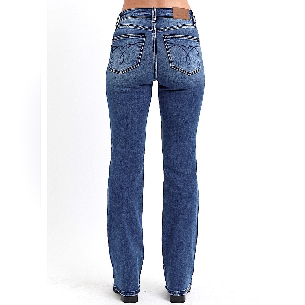 Judy Blue High Rise Bootcut Jeans 1 25 Blue